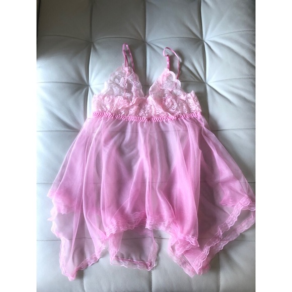 💕Pink Babydoll Sleepwear NWT - Picture 2 of 5